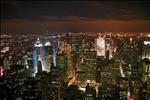 New York By Night from the Empire State Building